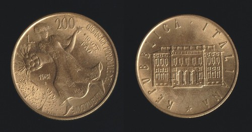 200 lire 1981 giornata - 1981,