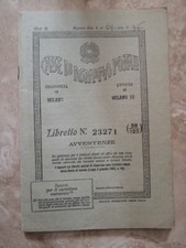 Libretto di Risparmio nº