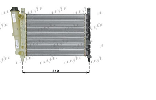 Radiatore acqua fiat uno - radiatore,