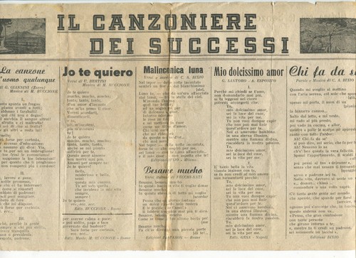 G08 il canzoniere di - -,