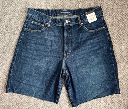 Bermuda donna medi indaco - m&s,