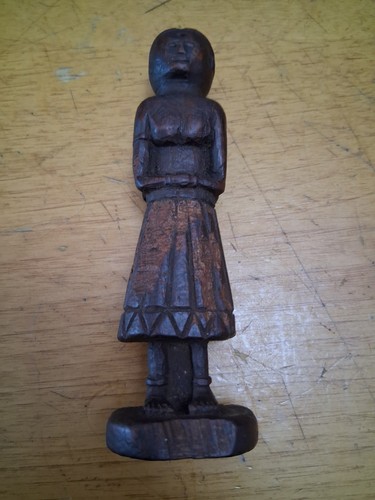 Antique indian carved wooden - indian,
