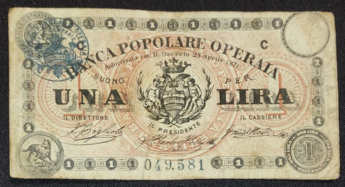Lira biglietto fiduciario - lira,