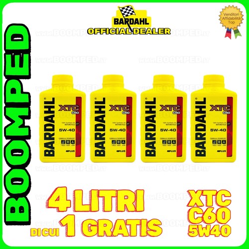 Litri olio moto bardahl - 4,
