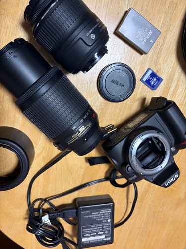 Nikon d3000 kit doppio zoom - d3000,