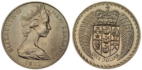 Nuova zelanda un dollaro - zelanda,