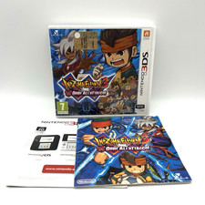Scatola e MANUALI Inazuma Eleven 3 OGRE ALL ATTACCO Nintendo 3DS BOX ORIGINALE