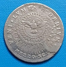 Mezzo Scudo 1774- Sede Vacante 1774-75- Stato Pontificio-Moneta Pulita