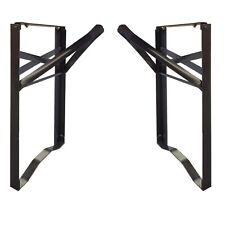 Coppia Gambe in Acciaio Pieghevoli cm 52 x H 73 per Tavoli Salvaspazio e Lavoro