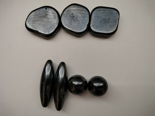 Lotto pietre magnetiche nere - 7,