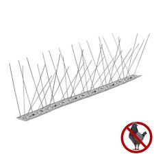Dissuasori Piccioni in Acciaio Inox 1 Mt  Dissuasore Volatili Colombi 80 Punte