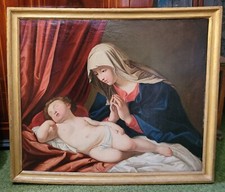 Madonna con Bambino Guido Reni olio  su tela