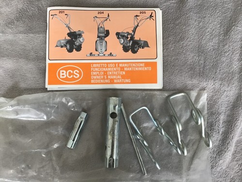 Owners manual bcs - owners, bcs.