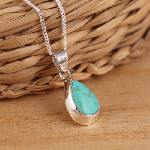 Collana con ciondolo goccia - con, a