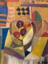 Pittura Astratta Olio Su Tela