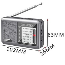 Radio ricaricabile e - fm,