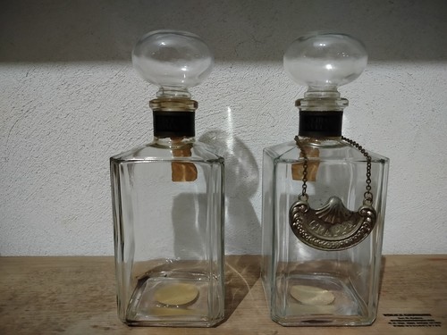 Coppia bottiglie vintage - coppia,