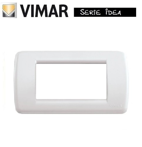 Placca rondo posti bianco - placca,