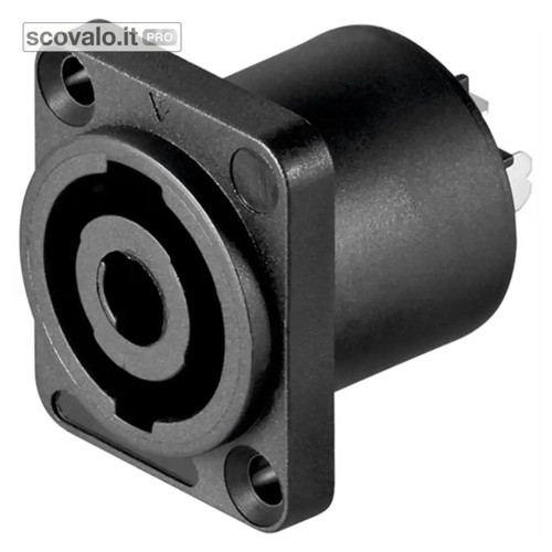 Presa audio speakon poli - 4, da