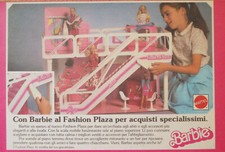 Pubblicità Advertising Italian Clipping 1987 BARBIE FASHION PLAZA acquisti