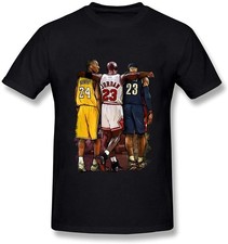T-shirt Kobe Bryant nera uomo
