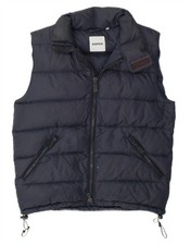 ASPESI Gilet Uomo Imbottito UK 36 Piccolo Blu Navy Poliestere AL05