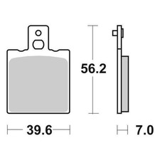 PASTIGLIE FRENO SBS 519 HF