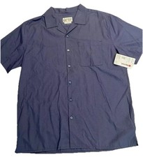 Nuova camicia Marmot Mountain Works Muir Camp L blu navy SS escursionismo campeggio SPEDIZIONE GRATUITA