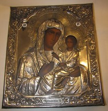 Icona antica Madonna con