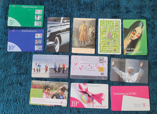German phone cards - 12,