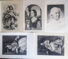 Lotto di 10 acqueforti