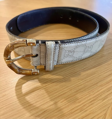 Gucci monogram belt bamboo - gg,