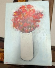 Michele Salemi olio su cartone