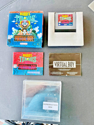 Repro box mario - mario's, tennis