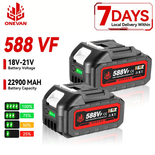 Batteria 18v 588vf - 588vf, 22900mah