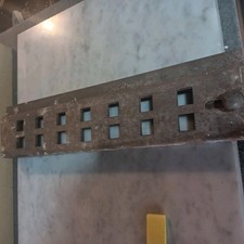 Antica VECCHIA Griglia con Sfiato a Pomello  8x 42 In Ghisa