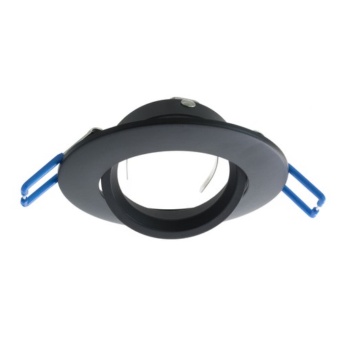 Porta faretto nero supporto