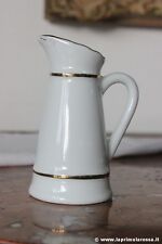 BROCCA VINTAGE MINIATURA IN PORCELLANA LIMOGES H cm 8  PORTASTUZZICADENTI TAVOLA