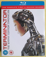 TERMINATOR: THE SARAH CONNOR CHRONICLES 1e2 - COFANETTO UK 8 BLU-RAY in Inglese