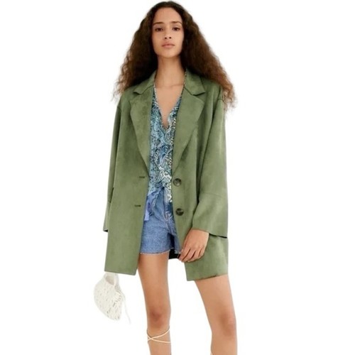 Blazer zara oversize ecopelle - blazer,