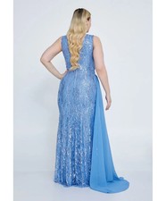 Abito da cerimonia azzurro