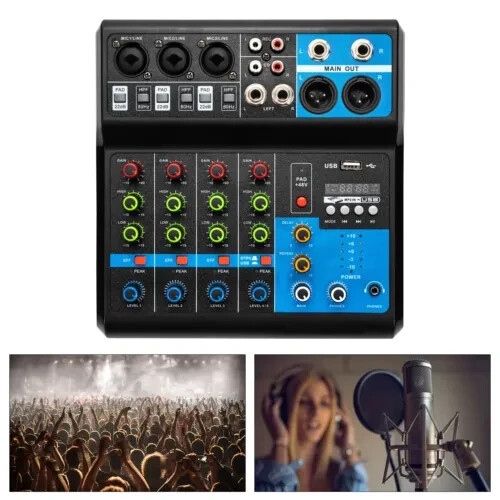 Mini mixer audio bluetooth - mixer, 5
