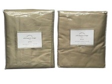 NUOVE 2 tende Dupioni in seta