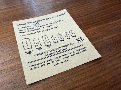 Riproduzione fender princeton - fender,