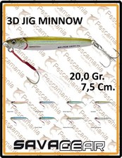 Savage Gear 3D Jig Minnow 20gr. 7,5cm. Artificiale spinning