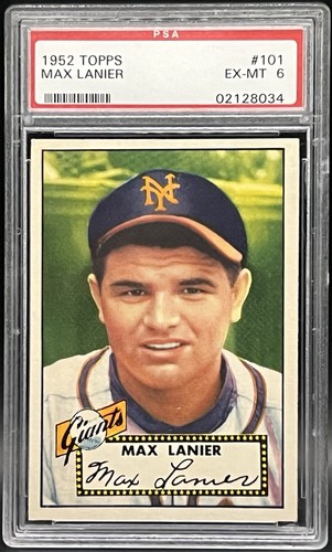 1952 topps max lanier - -,