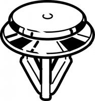 Pezzo di fissaggio per clip modanatura Fiat Sedici 71742342