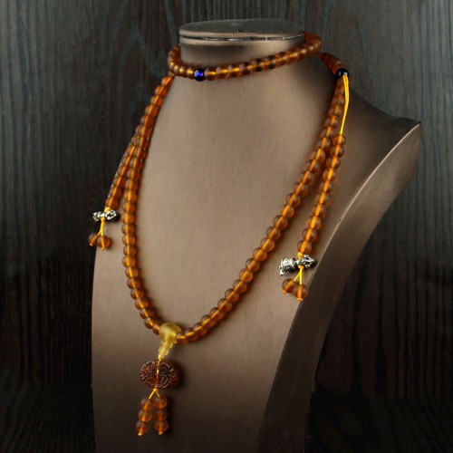 Collana perline resina mm - resina, 8