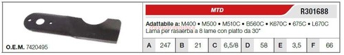 Lama mtd trattorino tagliaerba - trattorino,