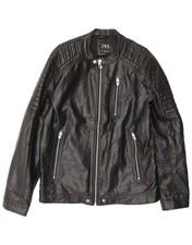 Giacca uomo Zara ecopelle UK